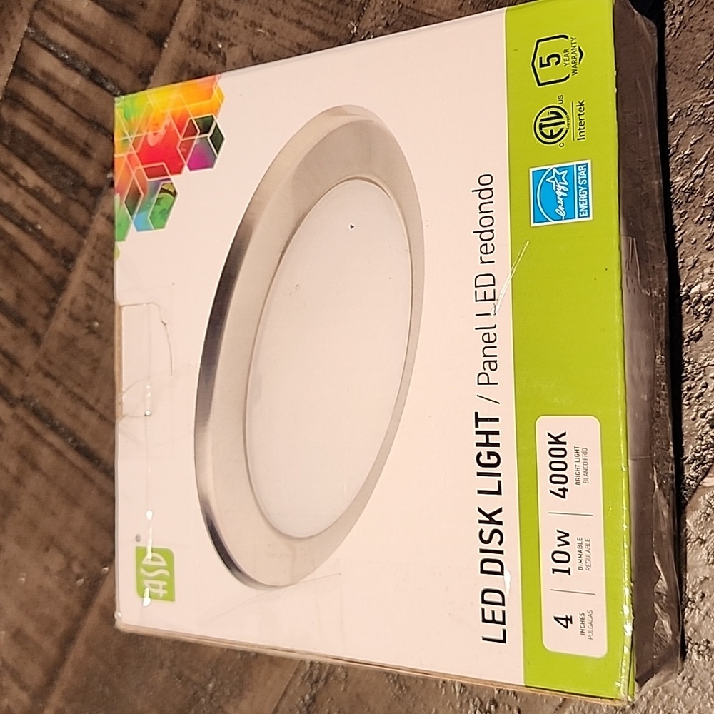 ASD LED DISK LIGHT 4 INCHES